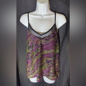 Sexy sparkly tank shirt.